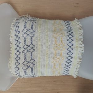 Urban Outfitters Embroidered Strapless top